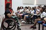 Aluno do Curso de Direito da FANEC dá palestra para crianças e adolescentes e jovens de escolas públicas